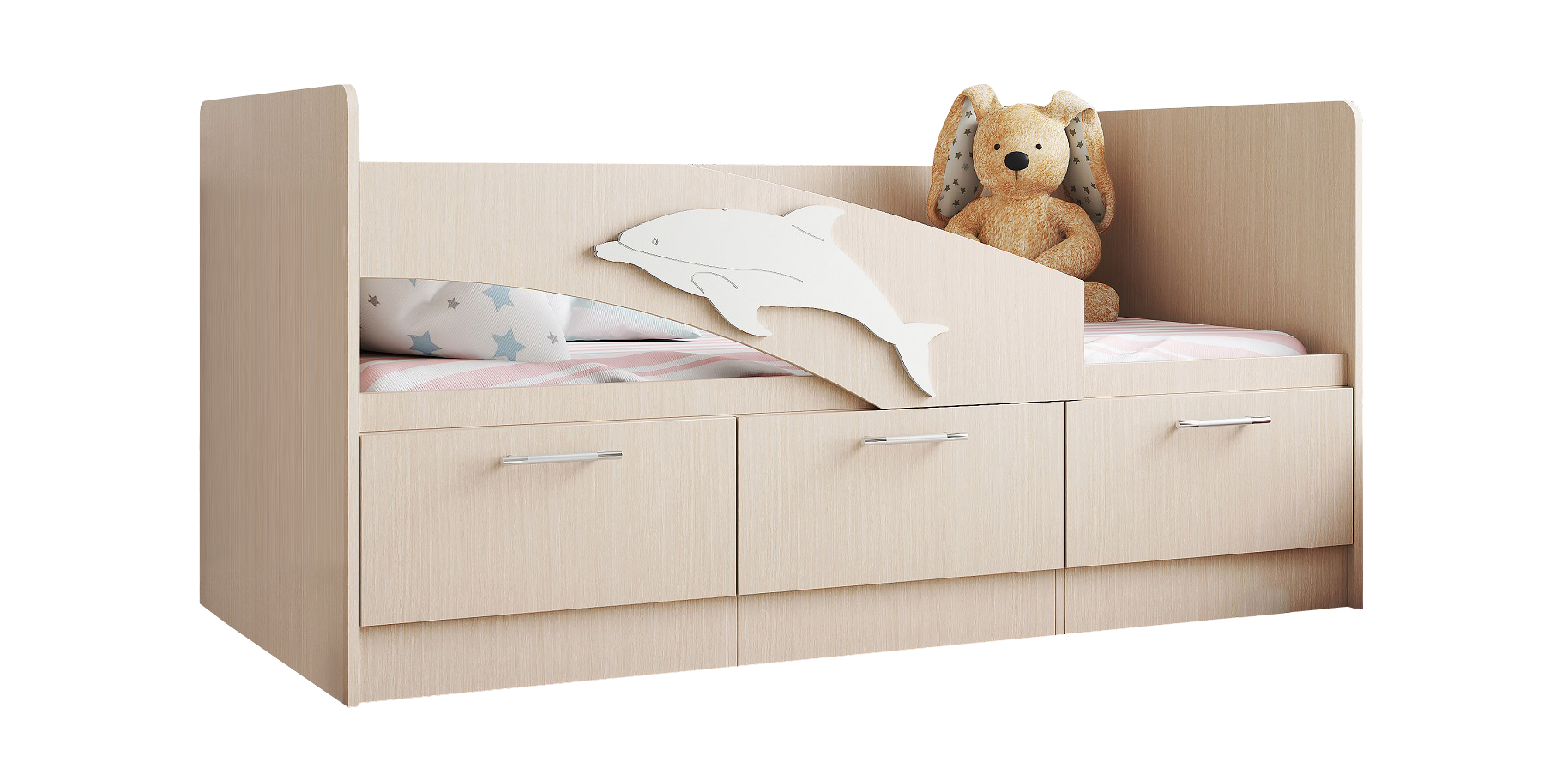 Кровать детская "Дельфин-5" 0,8*1,6 м – фото 1